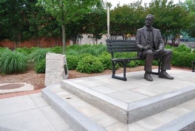 Dr. Charles Hard Townes Marker and Statue. Click for full size. Dr. Charles Hard Townes Marker and Statue image. Click for full size.