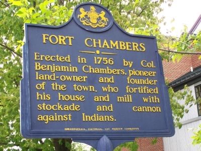 Fort Chambers Marker image. Click for full size.