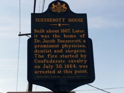 Suesserott House Marker. Click for full size. Suesserott House Marker image. Click for full size.