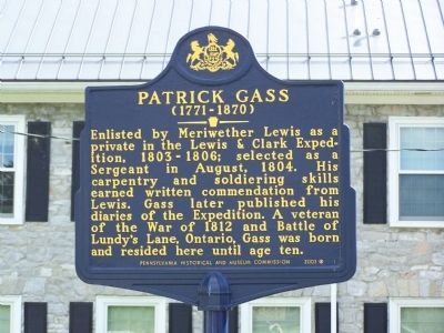 Patrick Gass Marker image. Click for full size.