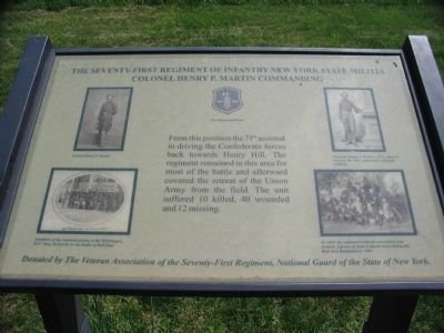 The Seventy-First Regiment Marker image. Click for full size.