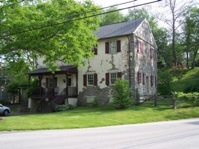 This home is directly across from the marker. image. Click for full size.
