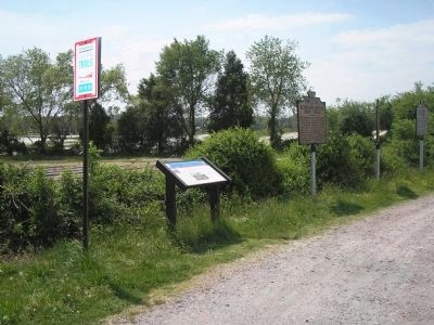 Markers at Savage's Station. Click for full size. Markers at Savage's Station image. Click for full size.