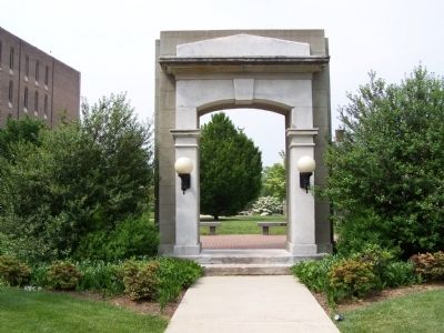 Old Main Arch Memorial. Click for full size. Old Main Arch Memorial image. Click for full size.