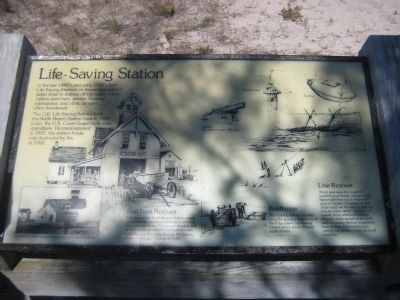 Life-Saving Station Marker. Click for full size. Life-Saving Station Marker image. Click for full size.