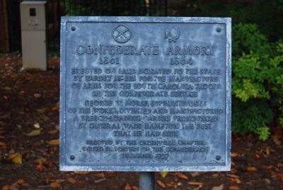 Confederate Armory Marker image. Click for full size.