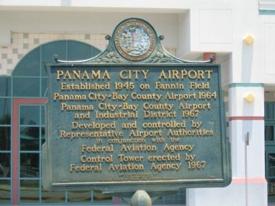 Panama City Airport Marker image. Click for full size.