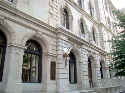 The Treasury Building of the Confederate States of America Marker. Click for full size. The Treasury Building of the Confederate States of America Marker image. Click for full size.
