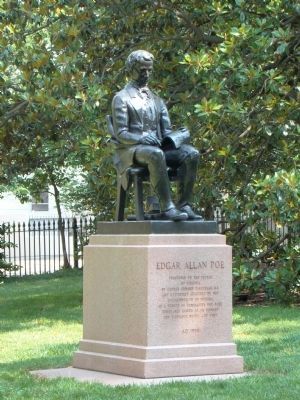 Edgar Allen Poe Monument. Click for full size. Edgar Allen Poe Monument image. Click for full size.