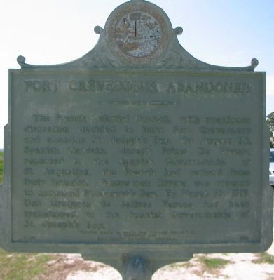 Fort Crvecoeur Marker, Reverse image. Click for full size.