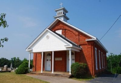 Big Creek Baptist Church -<br>East (Front) Facade image. Click for full size.