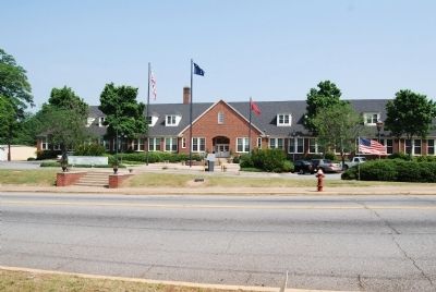 Williamston Municipal Complex, Original Site of the School image. Click for full size.