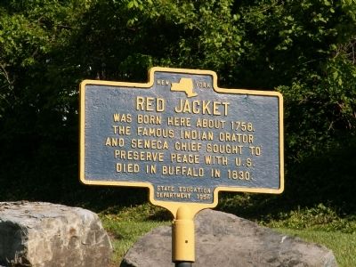 Red Jacket Marker. Click for full size. Red Jacket Marker image. Click for full size.