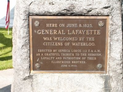 General Lafayette Marker image. Click for full size.