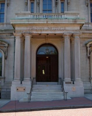 The Peabody Library Marker. Click for full size. The Peabody Library Marker image. Click for full size.