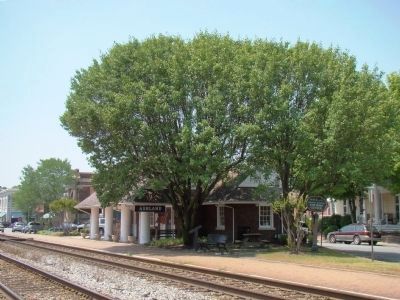 Ashland Station and Marker. Click for full size. Ashland Station and Marker image. Click for full size.