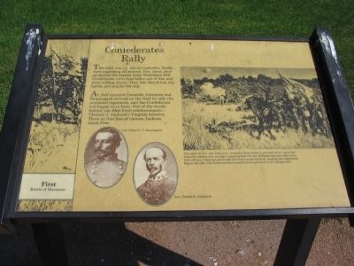 Confederates Rally Marker image. Click for full size.