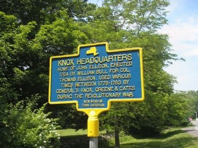Knox Headquarters Marker. Click for full size. Knox Headquarters Marker image. Click for full size.