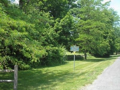 Marker on Forge Hill Road. Click for full size. Marker on Forge Hill Road image. Click for full size.