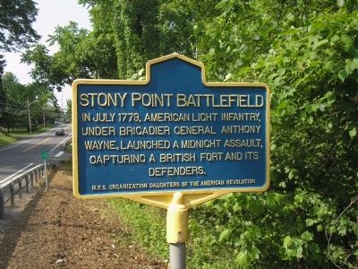 Stony Point Battlefield Marker image. Click for full size.