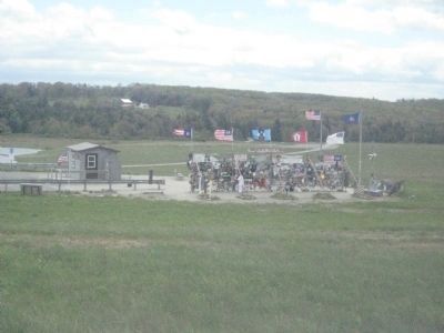 View of Temporary Memorial from the North image. Click for full size.