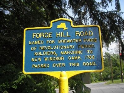 Forge Hill Road Marker. Click for full size. Forge Hill Road Marker image. Click for full size.