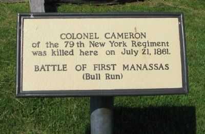 Colonel Cameron Marker image. Click for full size.