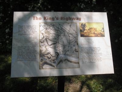 The King’s Highway Marker. Click for full size. The King’s Highway Marker image. Click for full size.