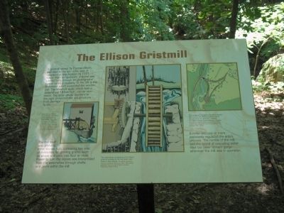 The Ellison Gristmill Marker. Click for full size. The Ellison Gristmill Marker image. Click for full size.