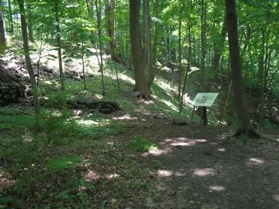 Marker on Knoxs Headquarters Trail. Click for full size. Marker on Knoxs Headquarters Trail image. Click for full size.