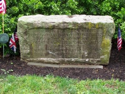 Second marker at site. image. Click for full size.