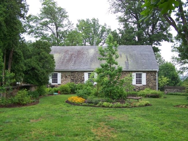 The Peace Garden with Birmingham Meeting House behind.. Click for full size. The Peace Garden with Birmingham Meeting House behind. image. Click for full size.