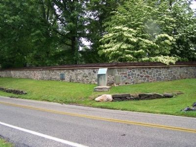 Birmingham Cemetery Wall with several markers visible.. Click for full size. Birmingham Cemetery Wall with several markers visible. image. Click for full size.