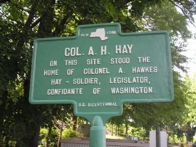 Col. A. H. Hay Marker image. Click for full size.
