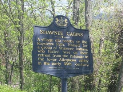 Shawnee Cabins Marker. Click for full size. Shawnee Cabins Marker image. Click for full size.