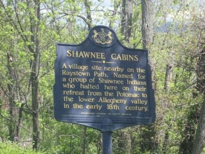 Shawnee Cabins Marker image. Click for full size.