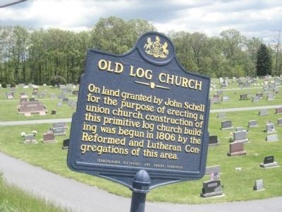 Old Log Church Marker image. Click for full size.