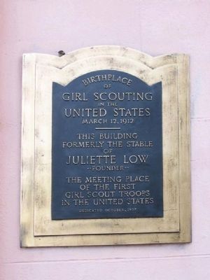 Birthplace of Girl Scouting Marker image. Click for full size.