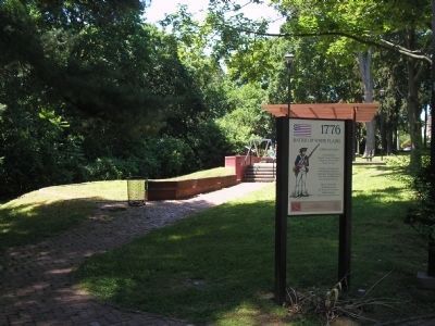 Marker in Battle Whitney Park. Click for full size. Marker in Battle Whitney Park image. Click for full size.