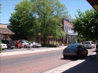 Downtown Zionsville. image. Click for full size.