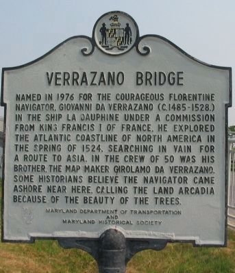 Verrazano Bridge Marker image. Click for full size.
