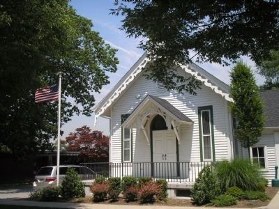 Former One-Room Schoolhouse. Click for full size. Former One-Room Schoolhouse image. Click for full size.
