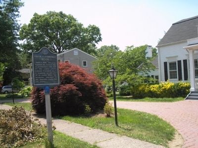 Marker on Paramus Road. Click for full size. Marker on Paramus Road image. Click for full size.