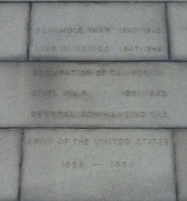 Sherman's Military Service image. Click for full size.
