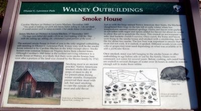 Walney Smoke House Marker. Click for full size. Walney Smoke House Marker image. Click for full size.