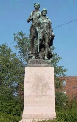 Monument to Lewis & Clark image. Click for full size.