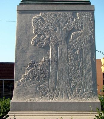 Lewis and Clark Monument, South Face image. Click for full size.