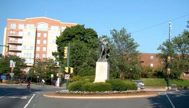 Lewis and Clark Monument Before Sculpture Was Removed image. Click for full size.