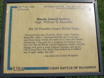Rhode Island Battery Marker image. Click for full size.