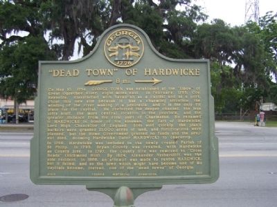 "Dead Town" of Hardwicke Marker image. Click for full size.